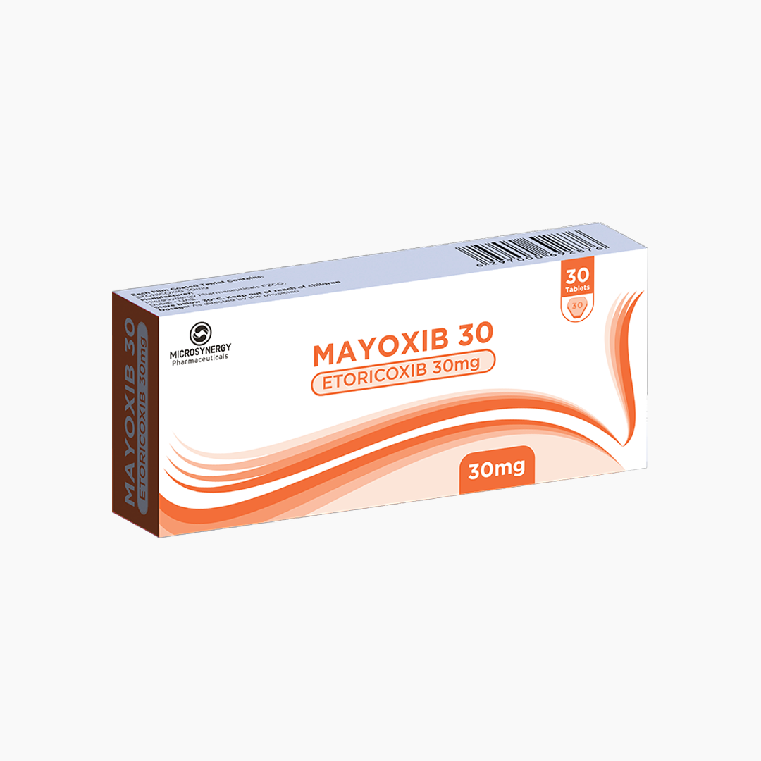 MAYOXIB 30MG 30T packaging visual
